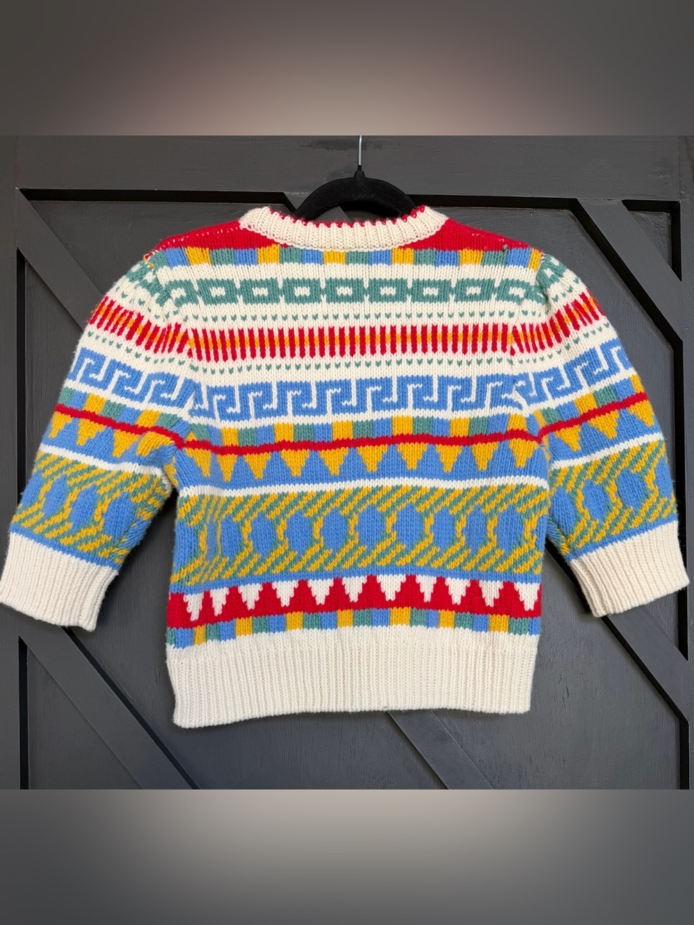 Hunter Bell Odette Sweater in Kent Fair Isle, Size XS - Picture 6 of 7